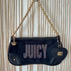 Juicy Couture Shoulder Bag with Gold Chain